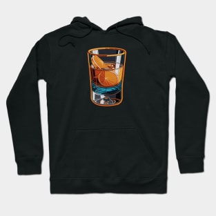 Citrus Bourbon Embroidered Patch Hoodie